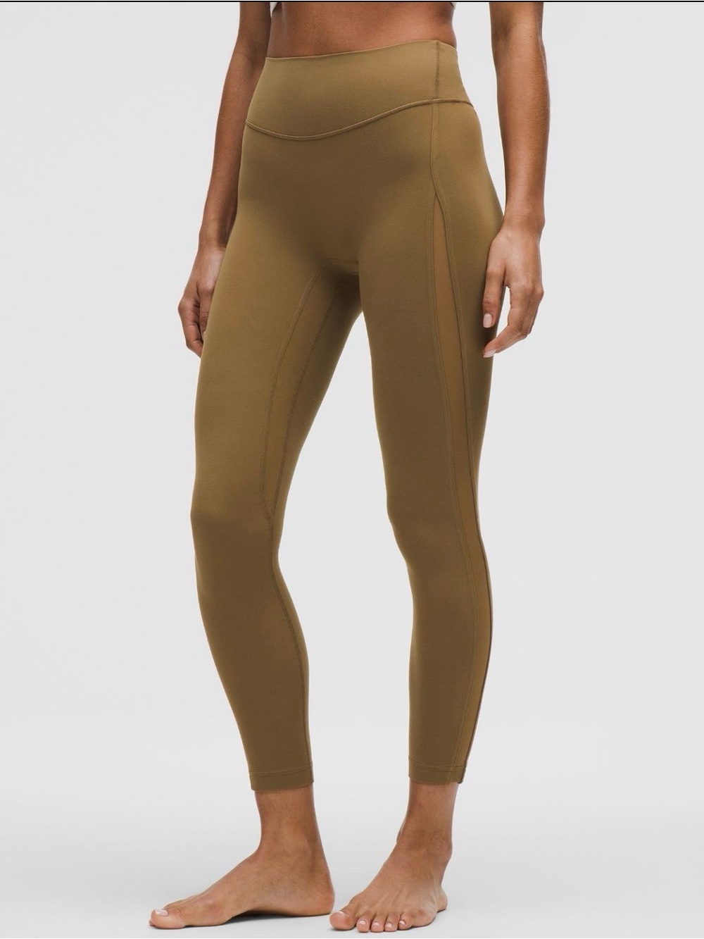 Like New Nulu High Rise Mesh Panel tight